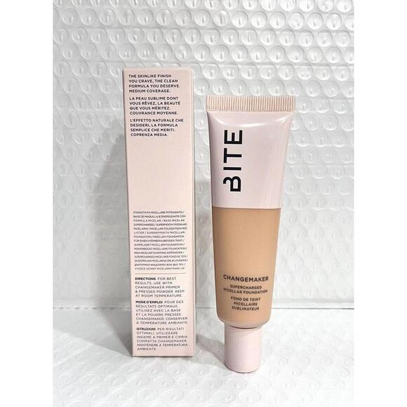 Bite Beauty Changemaker Supercharged Micellar Foundation 1oz Shade L15 New! - Picture 6 of 8